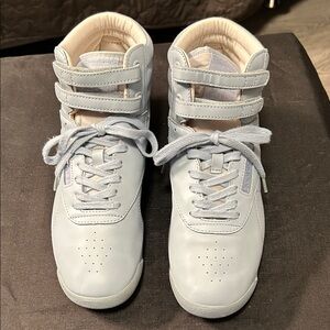 Reebok Women's High-Top Sneakers - Light Gray